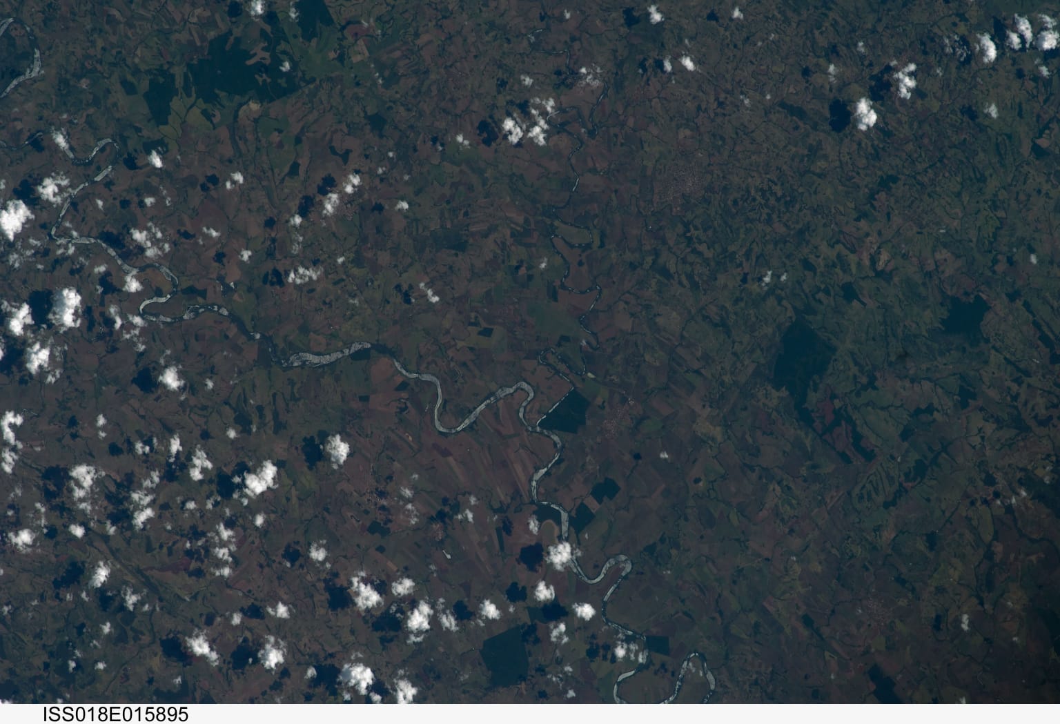 Espaço: Veja fotos de Maringá e região tiradas por astronautas da ISS