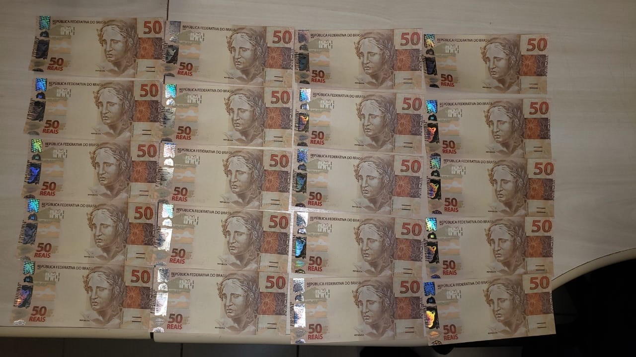 Polícia Federal prende homem com R$ 1 mil em notas falsas em Colorado