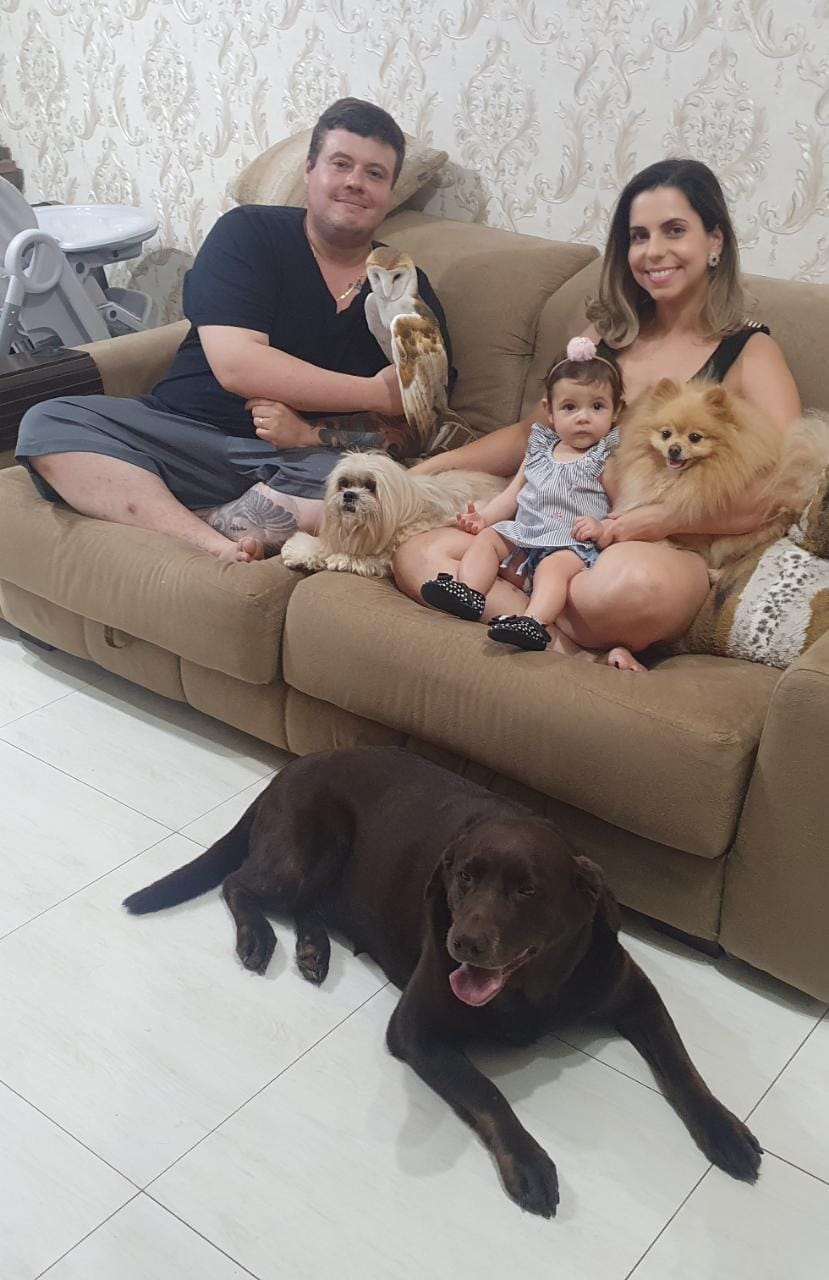 Famílias de Maringá que moram com animais de estimação incomuns