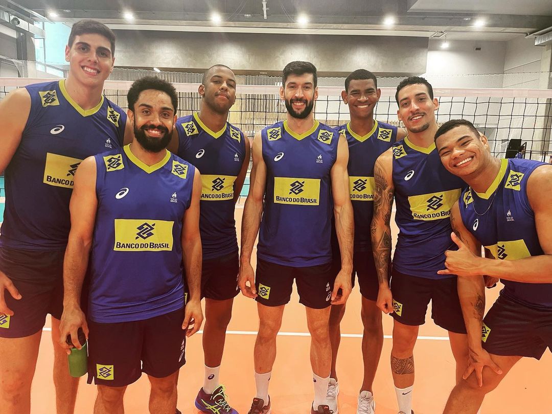 Seleção brasileira no Mundial de vôlei masculino com retorno de Wallace