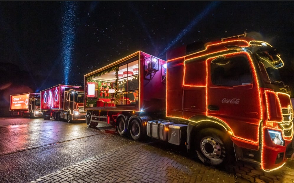 Caravana de Natal da Coca-Cola chega a Maringá no domingo; veja a rota