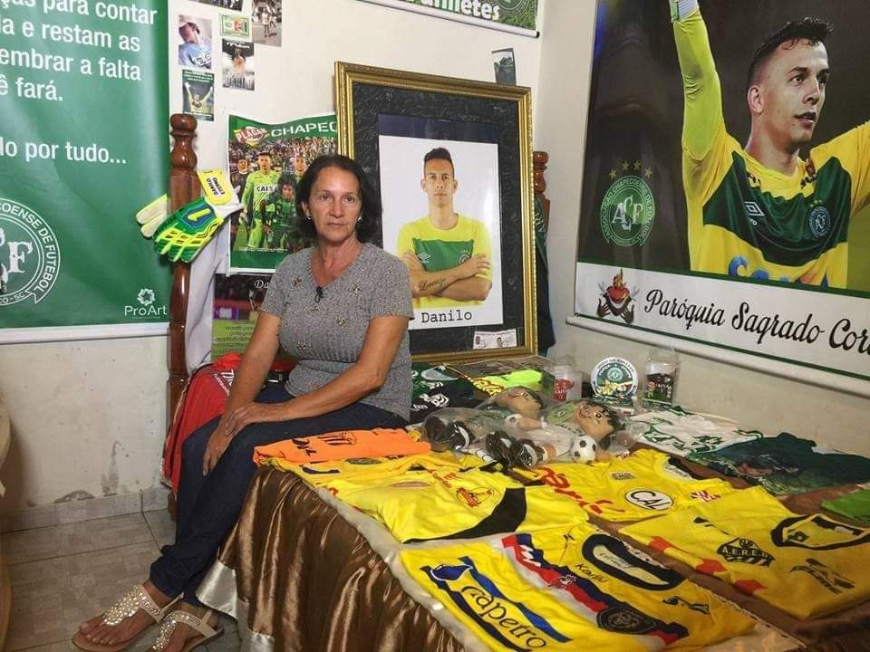 Ilaides, mãe do goleiro Danilo.