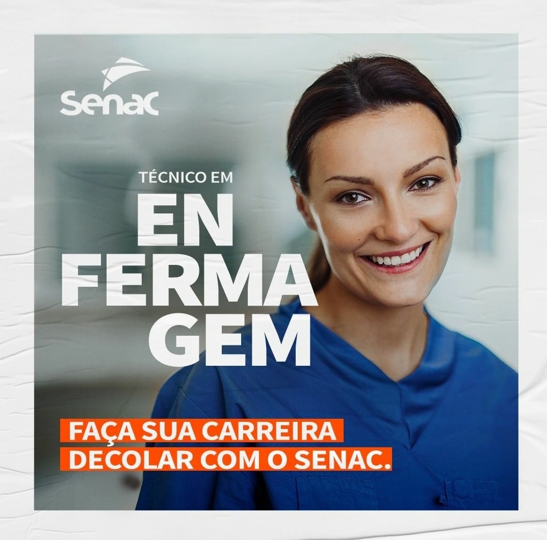 Curso Técnico de Enfermagem do Senac está com matrículas abertas em Maringá