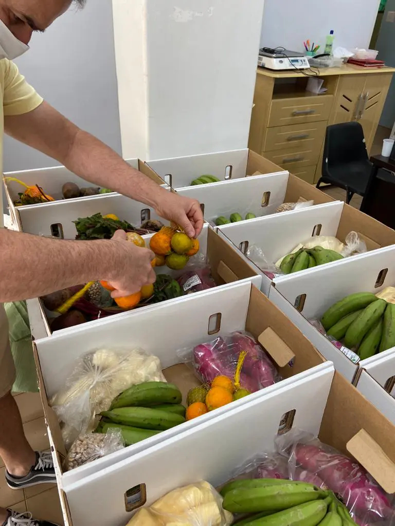 Projeto leva alimentos orgânicos a famílias em situação de vulnerabilidade social