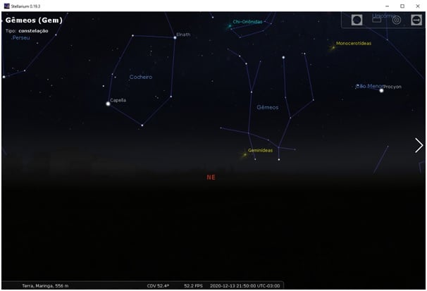 Maringá: Chuva de meteoros 'Gemínidas' tem pico neste domingo; veja como observar