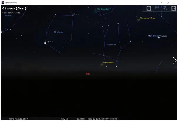 Maringá: Chuva de meteoros 'Gemínidas' tem pico neste domingo; veja como observar