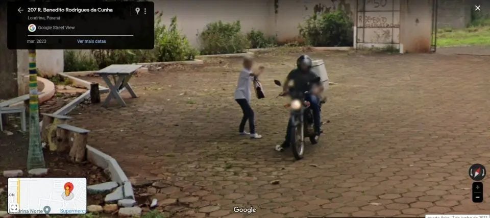 Mulher é assaltada e Google Maps faz registro