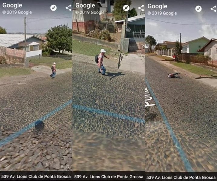 Google Maps flagrou queda de homem no Paraná