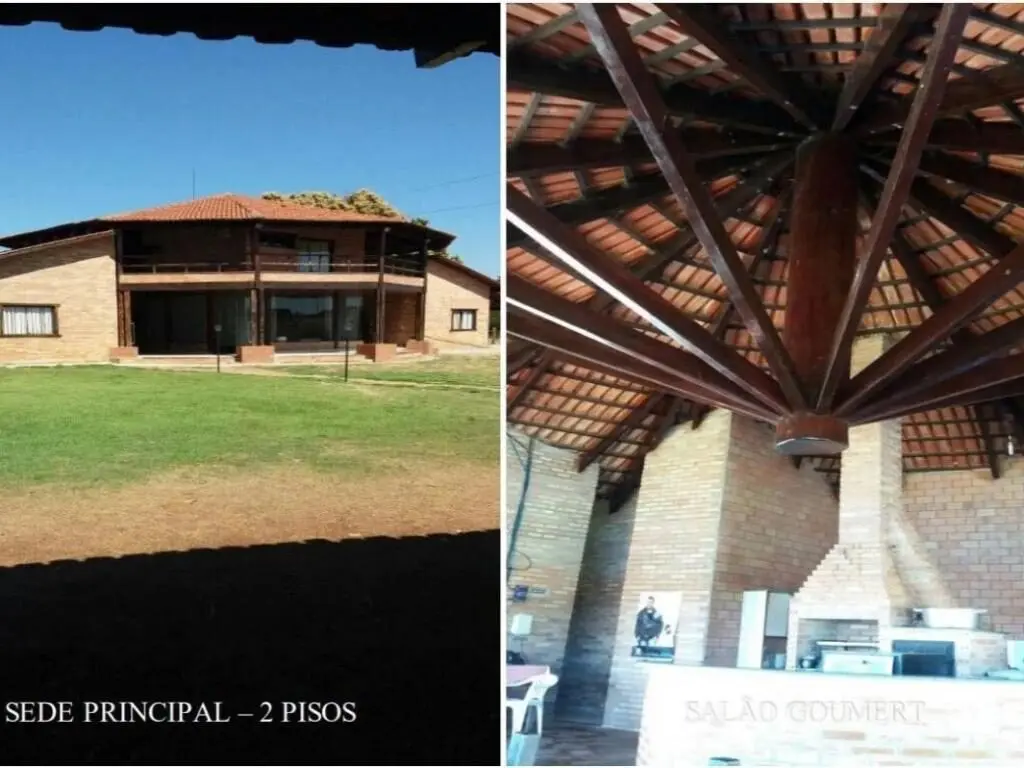 Sede principal da Fazenda de Amado Batista .