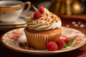 vista-do-prato-com-deliciosa-e-doce-sobremesa-cupcake