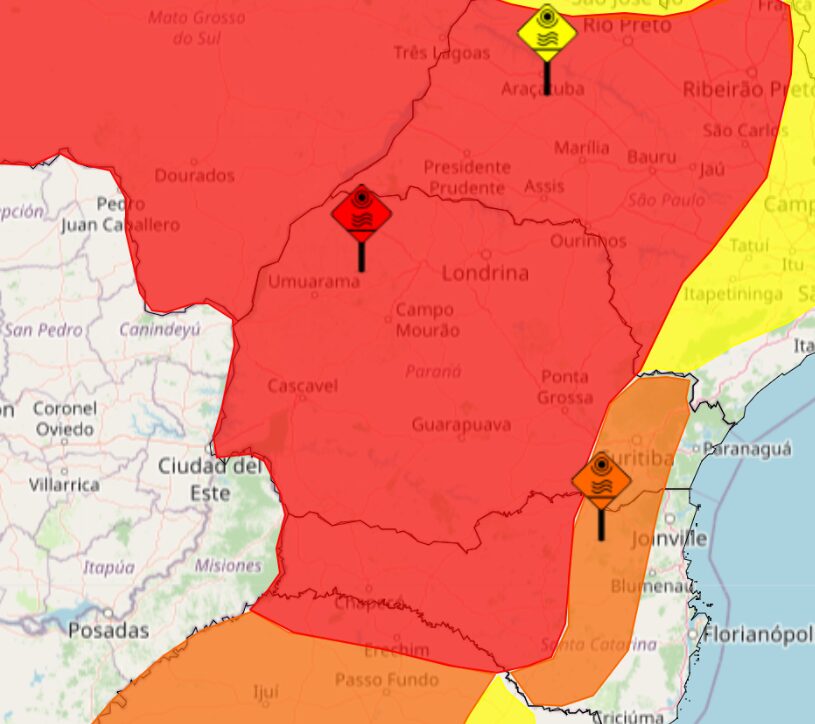 Alerta Vermelho: Inmet emite aviso de grande perigo para onda de calor em 371 cidades do Paraná
