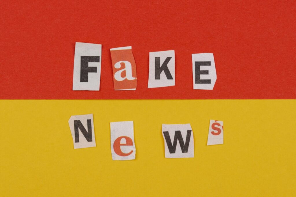 fake-news-concept-top-view