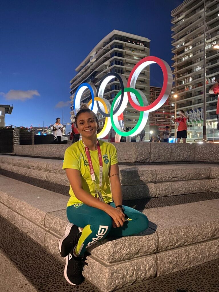 Adriana Cardoso foi para as Olimpíadas de Tóquio; “ O nosso primeiro objetivo é passar da fase de grupos"/  Foto: arquivo pessoal

