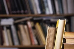 front-view-hardback-books-library