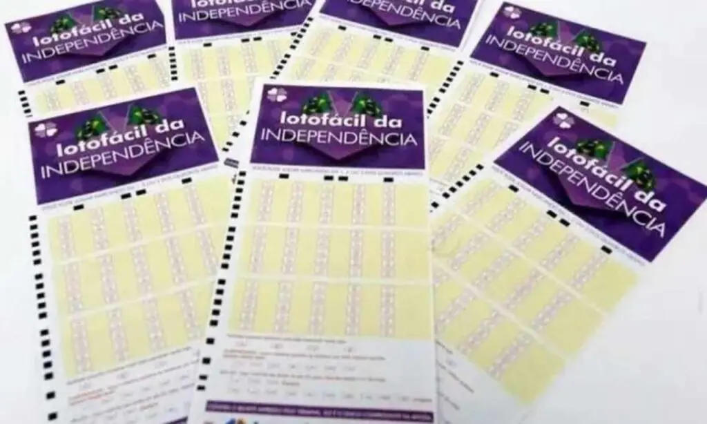 bilhete da Lotofácil da Independência (concurso especial 3.190).