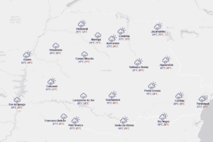 Chuva na quinta-feira no paraná