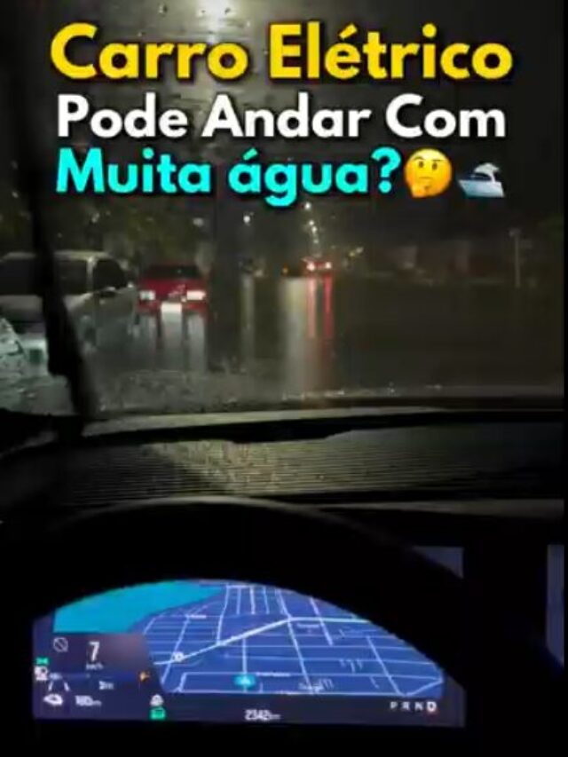 Carro elétrico pode andar em ruas alagadas ?