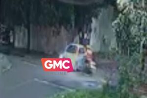 Vídeo árvore cai e atinge caminhonete em movimento no centro de Maringá (1)
