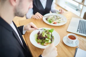 almoço trabalho