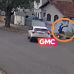 Vídeo árvore cai e atinge caminhonete em movimento no centro de Maringá (11)
