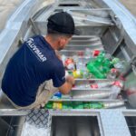 Empresa da região recicla toneladas de PET em barcos