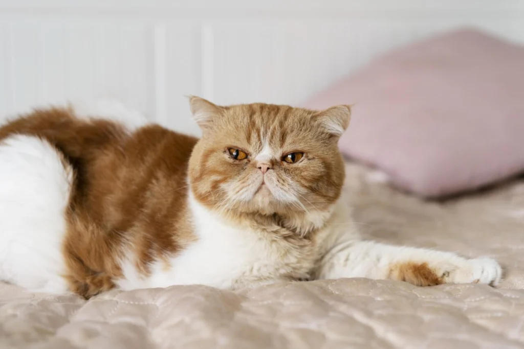 gato-fofo-deitado-na-cama
