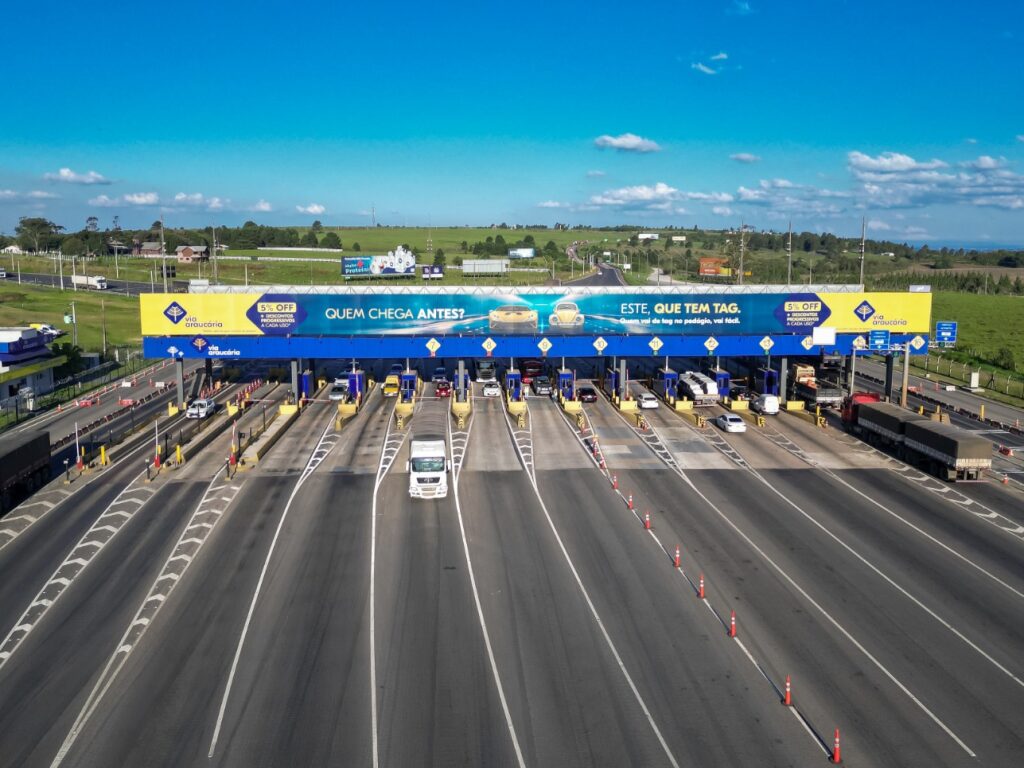praça de pedágio