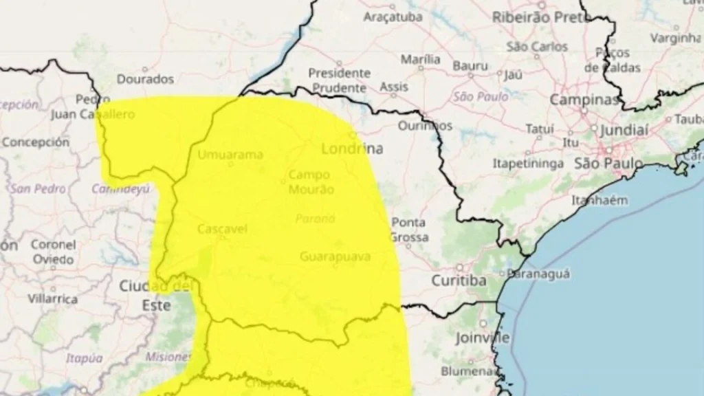 Alerta de tempestade é ampliado para 299 cidades do Paraná; veja quais Foto 1 felippe (51)