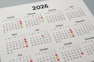 calendário 2026