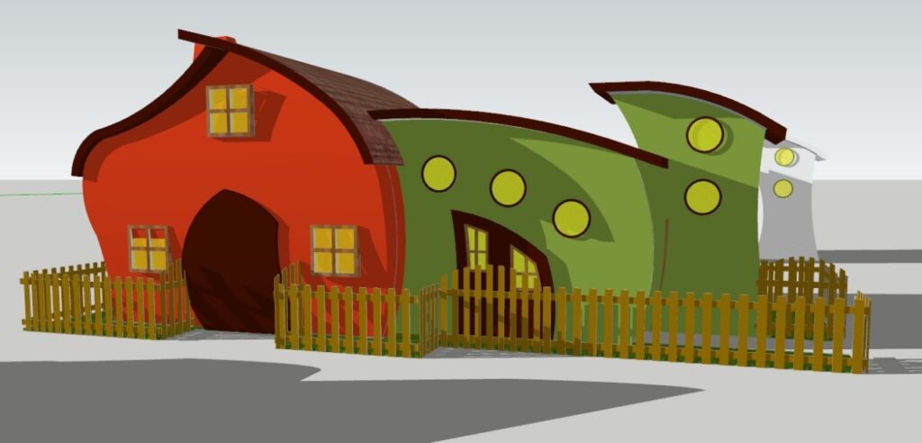 Casa do Papai Noel +Fábrica de Brinquedos Praça Napoleão Moreira da Silva