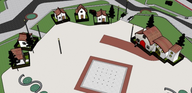 Vila do Noel – Praça Napoleão Moreira da Silva