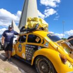 Rumo ao fim do mundo: ex-militar encontra nova vida na estrada a bordo de um Fusca