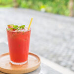 iced watermelon with mint