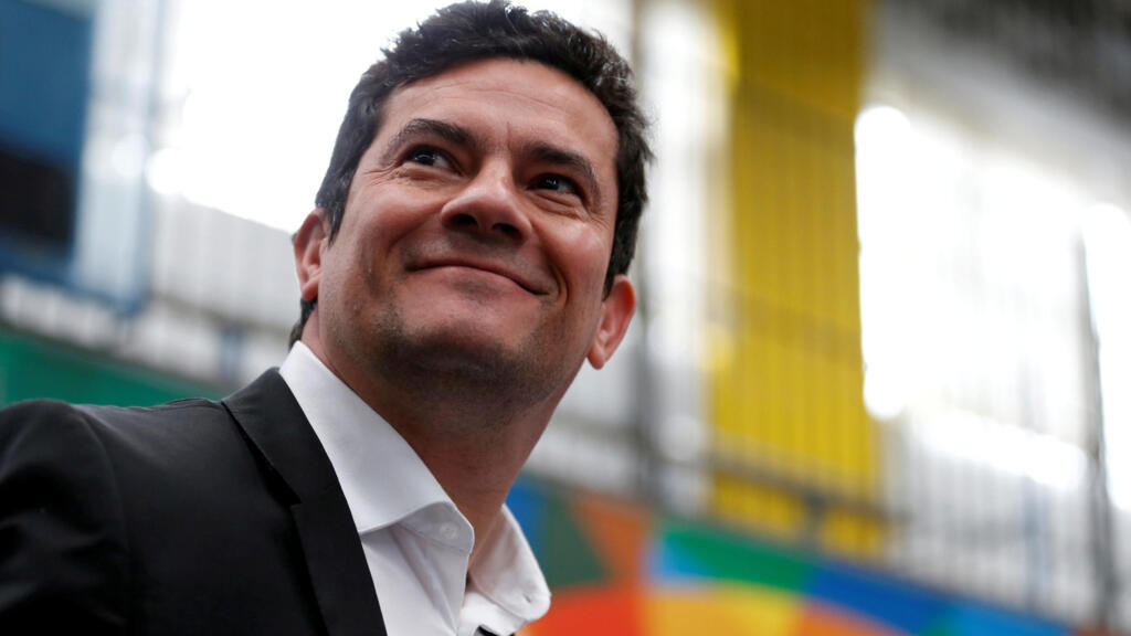FILE PHOTO: Brazilian federal judge Sergio Moro waits to cast his vote in Curitiba