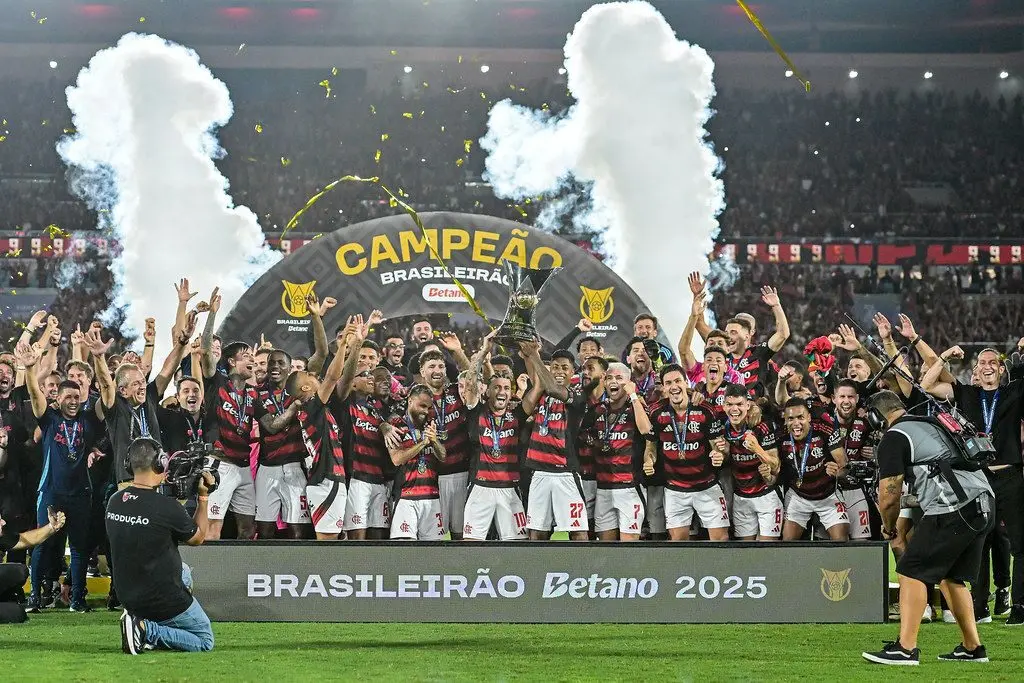 flamengo está no topo do ranking de clubes da CBF