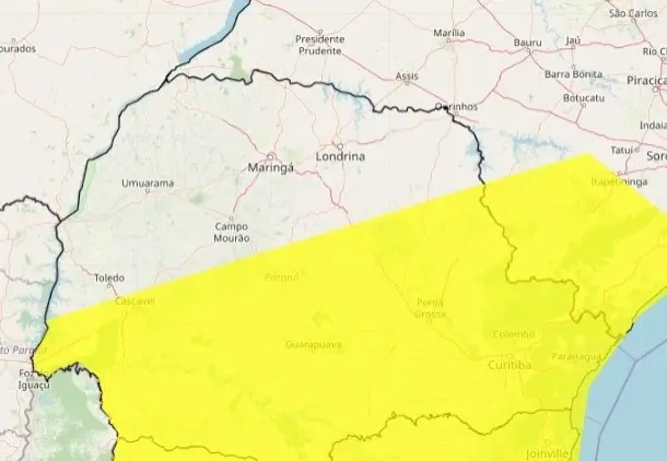 Tempo muda e 196 cidades do Paraná entram em alerta de tempestade; veja a lista completa Foto 1 WhatsApp Image 2026-01-07 at 10.13.52