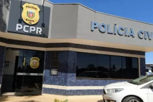 Delegacia de polícia de Quedas do Iguaçu — Foto: Emanuel Fernandes/PCPR