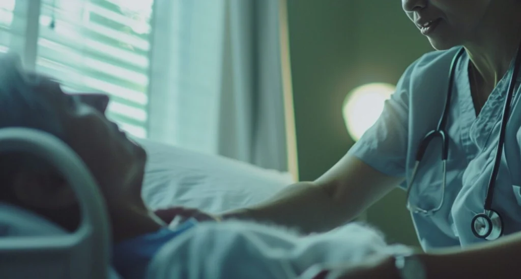 care-job-scene-with-senior-patient-being-cared