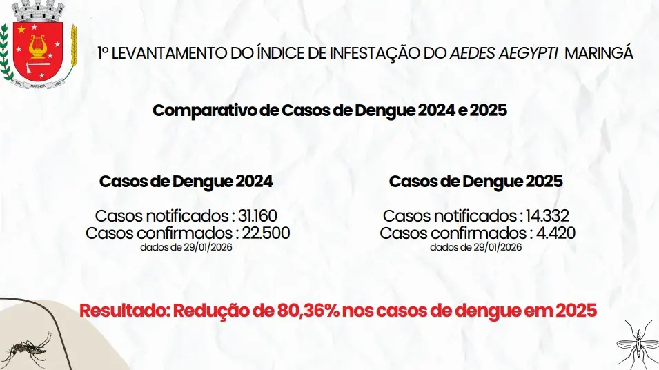 casos de dengue 24 para 25