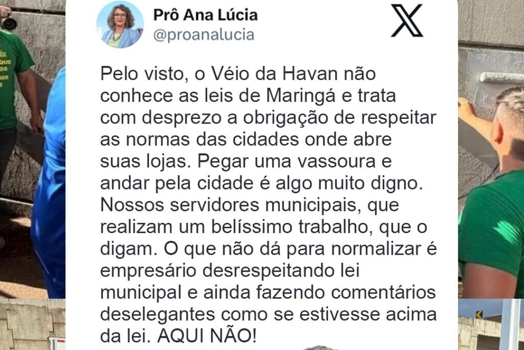 Ana Lúcia e Véio da Havan