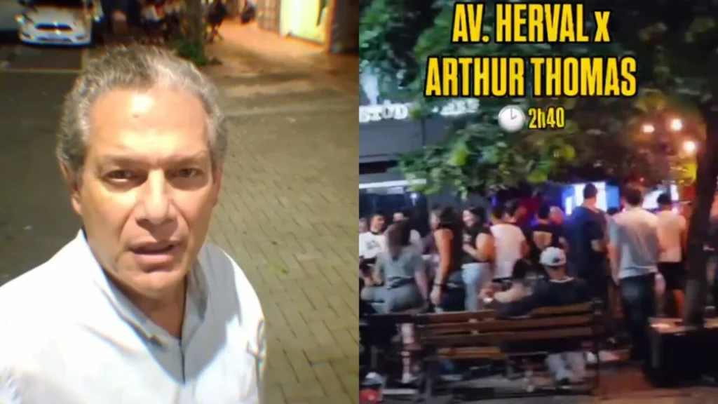 Silvio na herval com Thomas