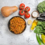 top-view-fresh-vegetables-light-white-background